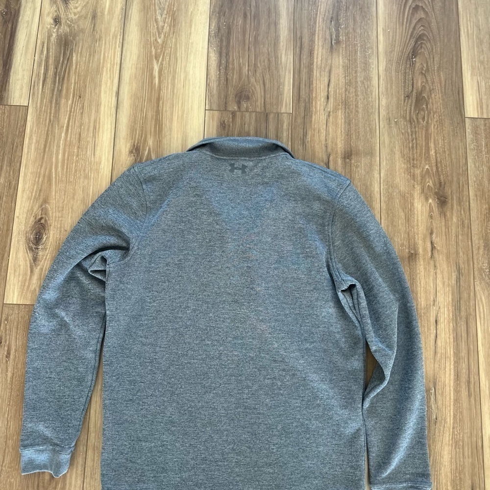 Under Armour mens fleece lined 1/4 zip pullover size medium loose - Picture 5 of 5